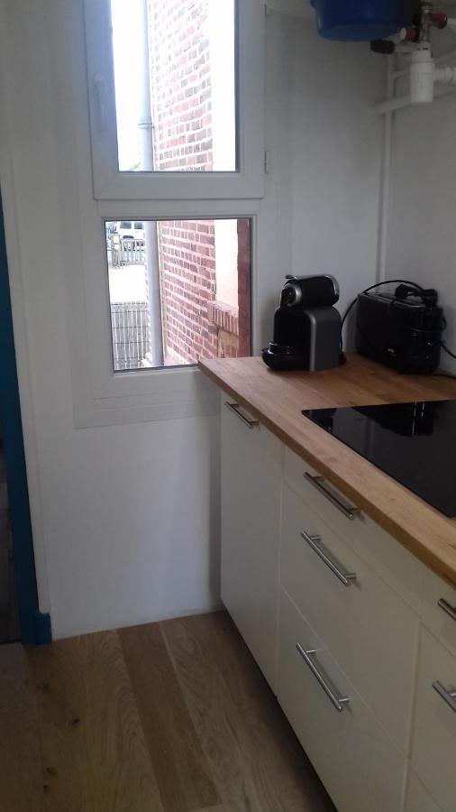 Studio + Terrasse Centre-Ville Villers Sur Mer Apartment Bagian luar foto